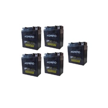 Monero 12N5L-BS (Cub-Ybr) 12V 5AH 5li 119X60x129 MM Akü Seti