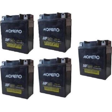 Monero 12N5L-BS (Cub-Ybr) 12V 5AH 5li 119X60x129 MM Akü Seti