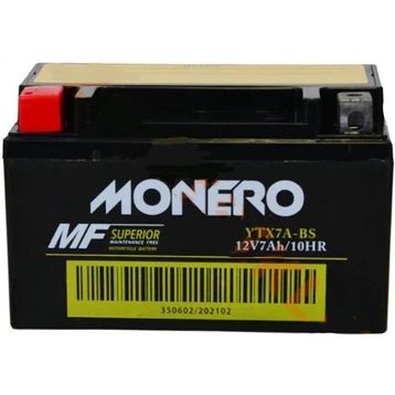 Monero Kawasaki Ninja 250R 12 V 7 Amper Akü