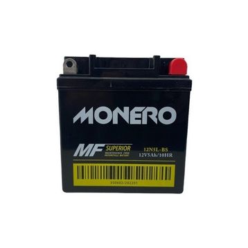Monero Yamaha Delight 125 12 V 5 Ah Kısa Akü