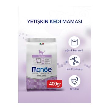 Monge Cat Daily Line Sterilised Tavuklu 400 gr Kısırlaştırılmış Kedi Maması