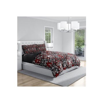 Monohome 200x220 cm Damask Klasik Renkli Çift Kişilik Nevresim Takımı