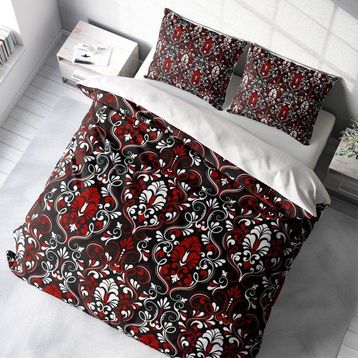 Monohome 200x220 cm Damask Klasik Renkli Çift Kişilik Nevresim Takımı