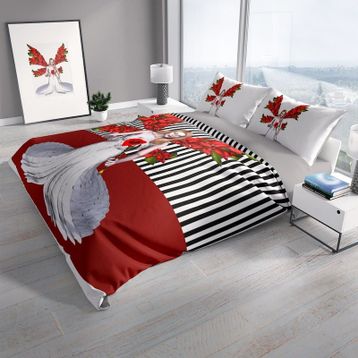Monohome Angel Fail 3D Pamuk Saten Çift Kişilik 200x220 cm Nevresim Takımı