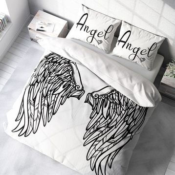 Monohome Angel Wing Modern Renkli Çift Kişilik 200x220 cm Nevresim Takımı