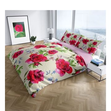 Monohome Aqua 3D Pamuk Saten Çift Kişilik 200x220 cm Nevresim Takımı