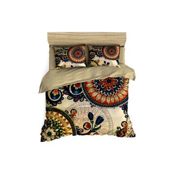 Monohome Authentic Klasik Renkli Çift Kişilik 200x220 cm Nevresim Takımı