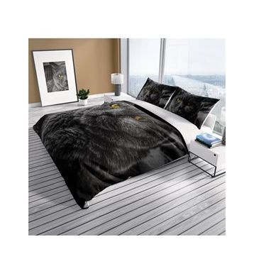 Monohome Batcat 3D Dijital Baskılı Çift Kişilik Nevresim Takımı