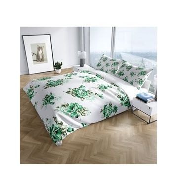 Monohome Bi Garden 3D Pamuk Saten Çift Kişilik 200x220 cm Nevresim Takımı