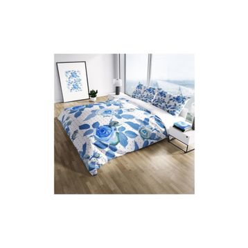 Monohome Blue Rose Freshness Naturel Renkli Çift Kişilik 200x220 cm Nevresim Takımı