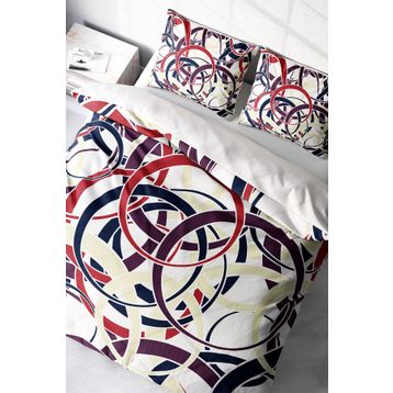 Monohome Colored Rings Modern Renkli Çift Kişilik 200x220 cm Nevresim Takımı
