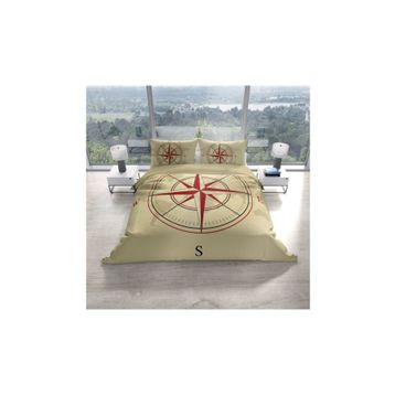 Monohome Compass Klasik Renkli Çift Kişilik 200x220 cm Nevresim Takımı