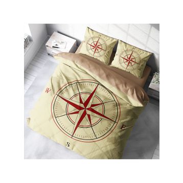 Monohome Compass Klasik Renkli Çift Kişilik 200x220 cm Nevresim Takımı