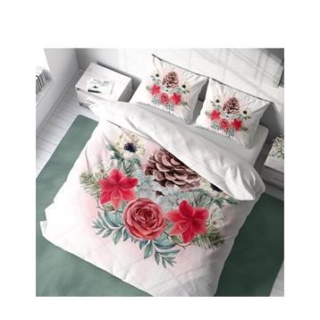 Monohome Cone 3D Pamuk Saten Çift Kişilik 200x220 cm Nevresim Takımı