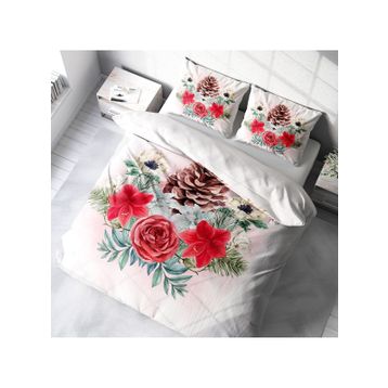Monohome Cone 3D Pamuk Saten Çift Kişilik 200x220 cm Nevresim Takımı