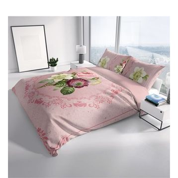 Monohome Damask Rose 3D Renkli Çift Kişilik 200x220 cm Nevresim Takımı