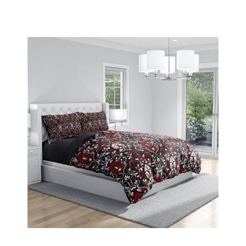 Monohome Damask Rose 3D Renkli Çift Kişilik 200x220 cm Nevresim Takımı