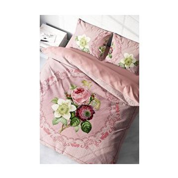 Monohome Damask Rose 3D Renkli Çift Kişilik 200x220 cm Nevresim Takımı