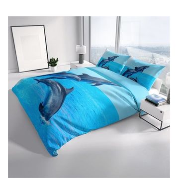 Monohome Dolphin 3 3D Pamuk Saten Çift Kişilik 200x220 cm Nevresim Takımı