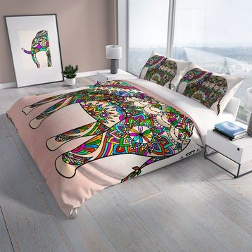 Monohome Elephant Naturel Renkli Çift Kişilik 200x220 cm Nevresim Takımı