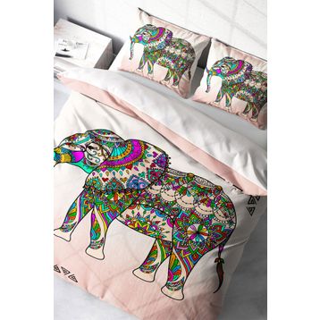 Monohome Elephant Naturel Renkli Çift Kişilik 200x220 cm Nevresim Takımı