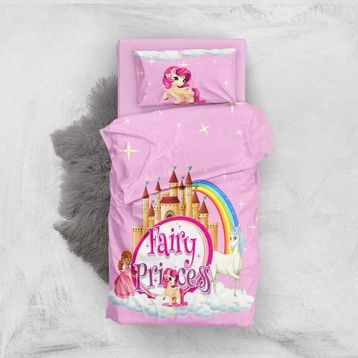 Monohome Fairy Princes 3D Pamuk Saten Bebek Nevresim Takımı