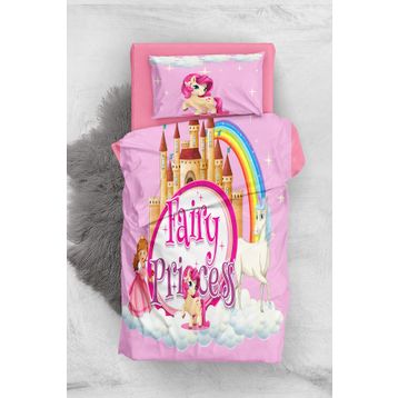 Monohome Fairy Princes 3D Pamuk Saten Bebek Nevresim Takımı