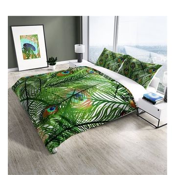Monohome Feathers 3D Pamuk Saten Çift Kişilik 200x220 cm Nevresim Takımı