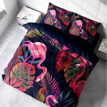 Monohome Flamingo 3D Çift Kişilik Nevresim Takımı
