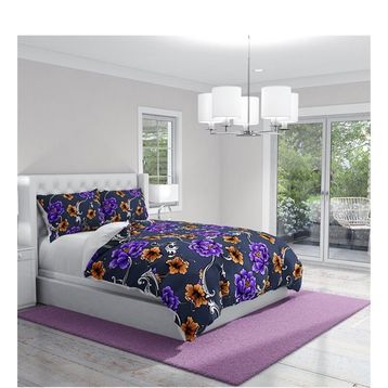 Monohome Floral 3D Pamuk Saten Çift Kişilik 200x220 cm Nevresim Takımı