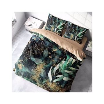 Monohome Floral Watercolor 3D Pamuk Saten Çift Kişilik Nevresim Takımı