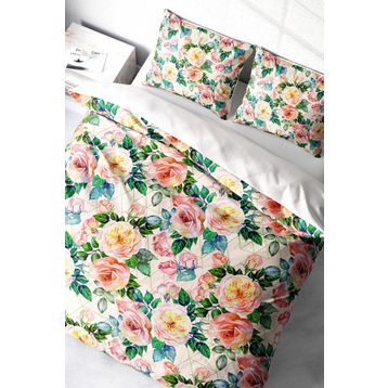 Monohome Flower Spring 3D Pamuk Saten Çift Kişilik Nevresim Takım