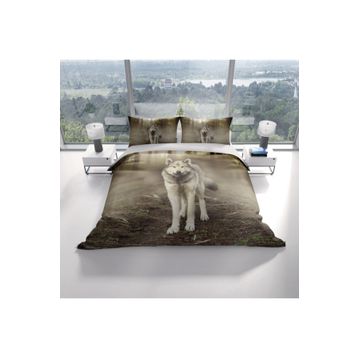 Monohome FluWolf 3D Renkli Çift Kişilik 200x220 cm Nevresim Takımı