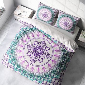 Monohome Focus Klasik Renkli Çift Kişilik 200x220 cm Nevresim Takımı