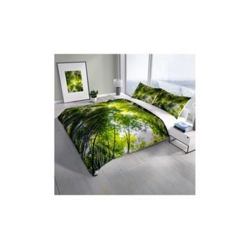 Monohome Forest 1 Naturel Renkli Çift Kişilik 200x220 cm Nevresim Takımı