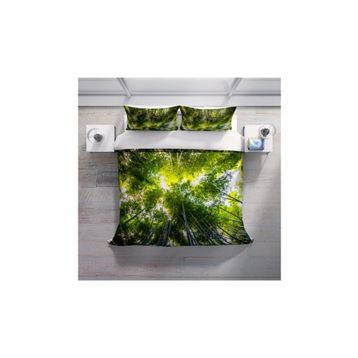 Monohome Forest 1 Naturel Renkli Çift Kişilik 200x220 cm Nevresim Takımı