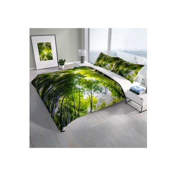 Monohome Forest 1 Naturel Renkli Çift Kişilik 200x220 cm Nevresim Takımı
