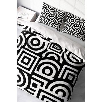Monohome Geometric Mixed Modern Renkli Çift Kişilik 200x220 cm Nevresim Takımı