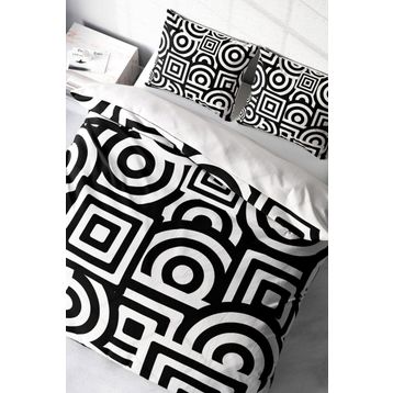 Monohome Geometric Mixed Modern Renkli Çift Kişilik 200x220 cm Nevresim Takımı