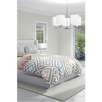 Monohome Geometric Modern Renkli Çift Kişilik 200x220 cm Nevresim Takımı