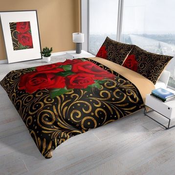 Monohome Gold Baraque Klasik Renkli Çift Kişilik 200x220 cm Nevresim Takımı