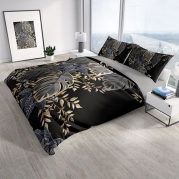 Monohome Leaf 3D Pamuk Saten Çift Kişilik 200x220 cm Nevresim Takımı