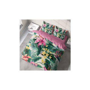 Monohome Lily 3D Pamuk Saten Renkli Çift Kişilik 200x220 cm Nevresim Takımı