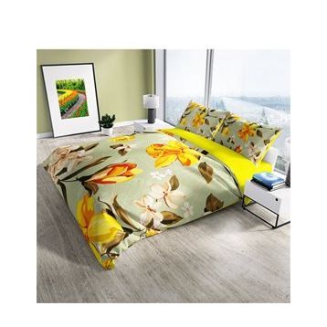 Monohome Lilyum 3D Pamuk Saten Çift Kişilik 200x220 cm Nevresim Takımı
