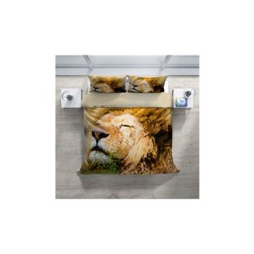 Monohome Lion Naturel Renkli Çift Kişilik 200x220 cm Nevresim Takımı