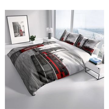 Monohome London 3D Pamuk Saten Çift Kişilik 200x220 cm Nevresim Takımı