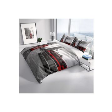 Monohome London 3D Pamuk Saten Çift Kişilik 200x220 cm Nevresim Takımı