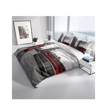 Monohome London 3D Pamuk Saten Çift Kişilik 200x220 cm Nevresim Takımı