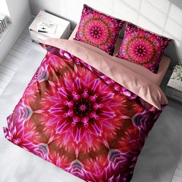 Monohome Mandala 2 3D Pamuk Saten Çift Kişilik 200x220 cm Nevresim Takımı