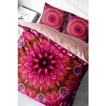 Monohome Mandala 2 3D Pamuk Saten Çift Kişilik 200x220 cm Nevresim Takımı